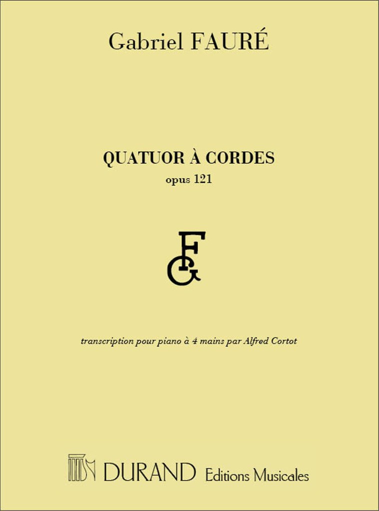 Quatuor A Cordes Op 121